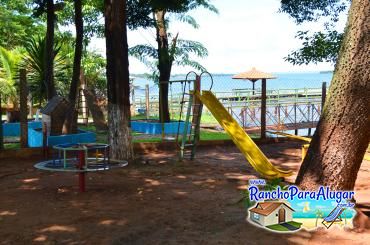 Rancho Giroldo para Alugar em Miguelopolis - Playground as Margens do Rio