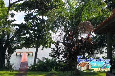 Rancho do Varanda para Alugar em Miguelopolis - Vista do Quiosque para o Rio