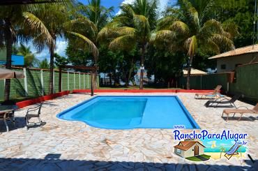 Rancho Giroldo para Alugar em Miguelopolis - Piscina ao Lado da Varanda