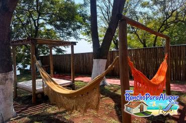 Rancho Classe A para Alugar em Miguelopolis - Redes as Margens do Rio