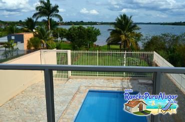 Rancho Estância do Angá para Alugar em Miguelopolis - Vista da Suite 1 para a Piscina