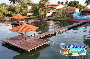 Rancho Cunha para Alugar em Miguelopolis - Píer com Quiosque