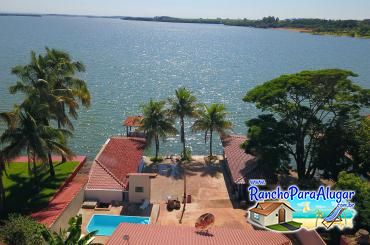 Rancho do Alemão para Alugar em Miguelopolis - Vista Aérea do Rancho