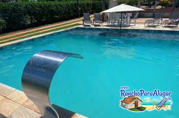 Rancho Aconchego para Alugar em Lins - Piscina com Cascata