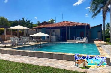 Rancho Aconchego para Alugar em Lins - Piscina ao Lado da Varanda