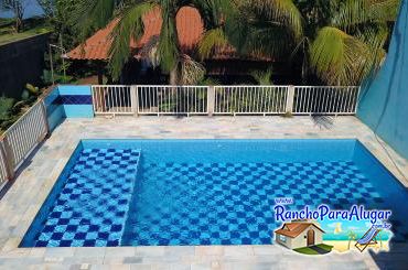 Rancho Mendes para Alugar em Miguelopolis - Piscina com Prainha