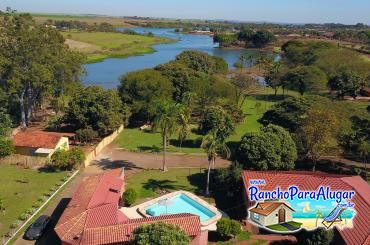 Rancho do Neneco para Alugar em Miguelopolis - Vista Aérea do Rancho