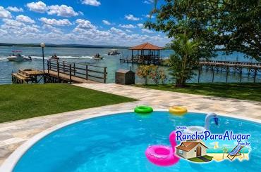 Rancho Rio Grande Premium para Alugar em Miguelopolis - Ofurô Aquecida- Beira Rio