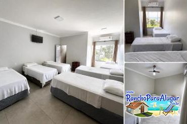 Rancho Rio Grande Premium para Alugar em Miguelopolis - Suítes com 06 Camas e com 04 Camas e com 03 Camas com ar e Ventilador e Tv. Incl