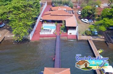 Rancho Meirival 1 para Alugar em Miguelopolis - Vista Aérea