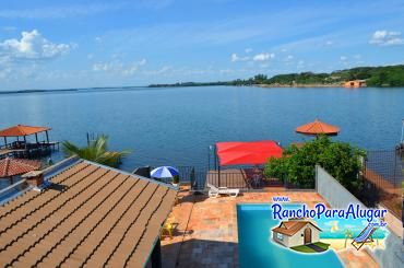 Rancho do Clésio para Alugar em Miguelopolis - Vista da Suíte 3 para o Rio