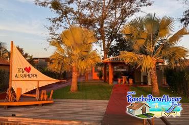 Rancho Alquimista para Alugar em Miguelopolis - Area com Vista para o Lago