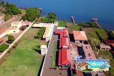 Rancho do Filé para Alugar em Miguelopolis - Vista Aérea do Rancho