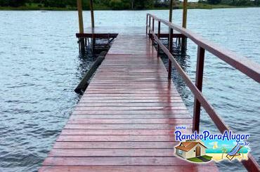 Rancho Natureza para Alugar em Miguelopolis - Píer com Quiosque