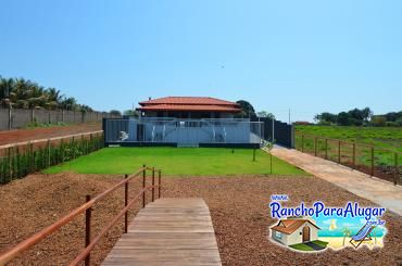 Rancho Girassol para Alugar em Miguelopolis - Vista do Pier para o Rancho