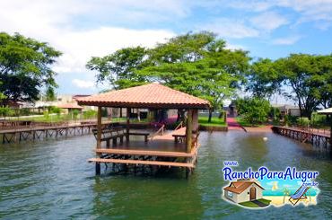 Rancho Conquista para Alugar em Miguelopolis - Vista do Rio para o Píer