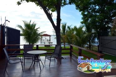 Rancho Kidelícia para Alugar em Miguelopolis - Vista do Deck para o Rio