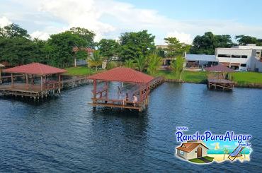 Rancho Kidelícia para Alugar em Miguelopolis - Vista do Rio para o Píer