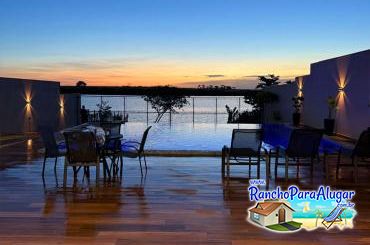 Rancho Paraíso 2 para Alugar em Miguelopolis - Vista da Varada para a Piscina