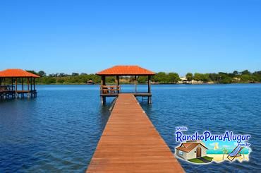 Rancho Maia para Alugar em Miguelopolis - Píer com Quiosque