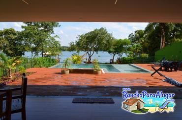 Rancho El Shaddai para Alugar em Miguelopolis - Varanda ao Lado do Píer