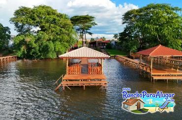 Rancho Diamante para Alugar em Miguelopolis - Vista do Rio para o Píer