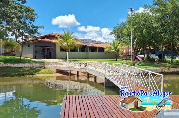 Rancho Pingo de Dó para Alugar em Rifaina - Vista do Pier para o Rancho