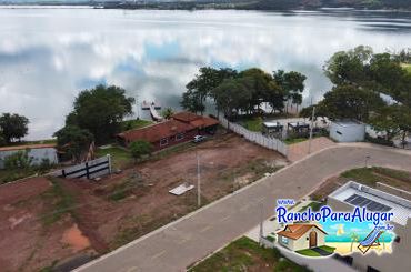 Rancho Pingo de Dó para Alugar em Rifaina - Vista Aérea do Rancho
