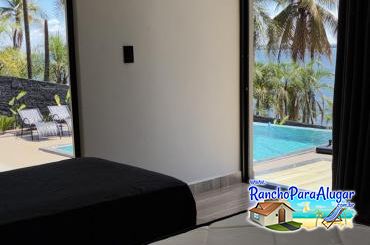 Rancho Riviera para Alugar em Miguelopolis - Suíte com Vista para Piscina e Rio