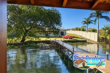 Rancho Js para Alugar em Miguelopolis - Quintal é o Rio Grande