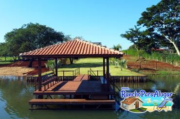 Rancho Flamboyant para Alugar em Miguelopolis - Vista do Rio para o Píer