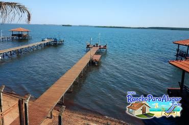 Rancho Bela Vista para Alugar em Miguelopolis - Píer com Deck