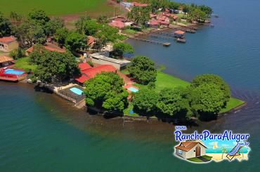 Rancho Água Doce para Alugar em Miguelopolis - Vista Aérea do Rancho