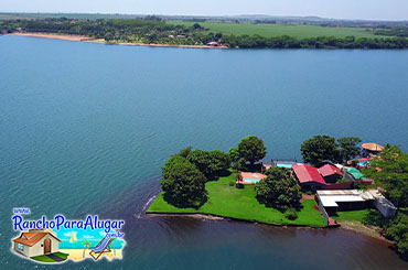 Rancho Água Doce para Alugar em Miguelopolis - De Frente a Praia